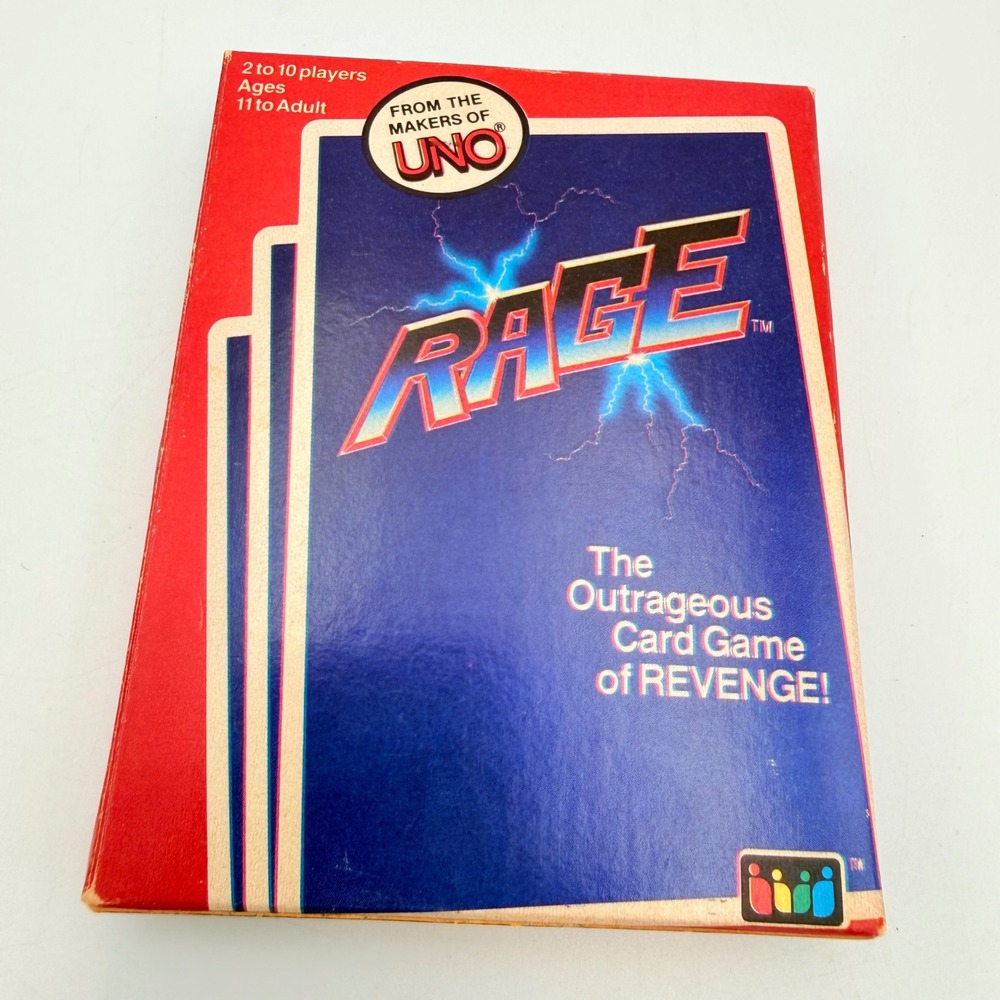 Vintage 1983 Rage Card Game International Games Inc Sealed Cards No 1015